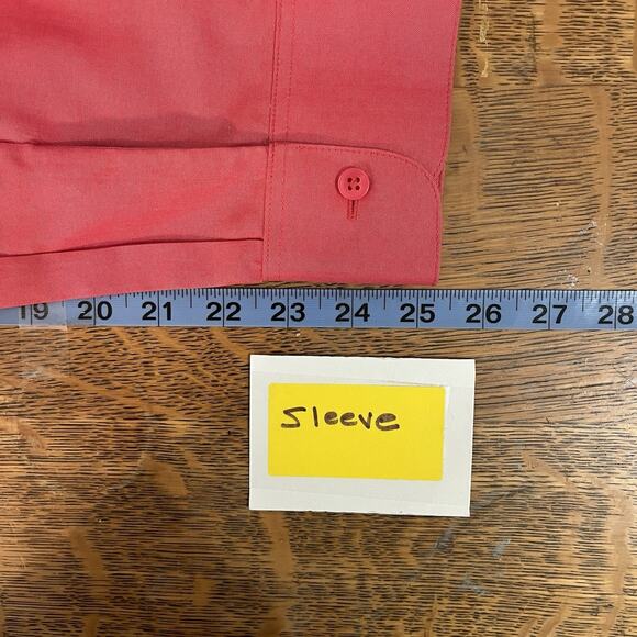 TravelSmith Women's Long Sleeve Pink Button-up Shirt 18 P Classic Preppy Capsule - Picture 7 of 11